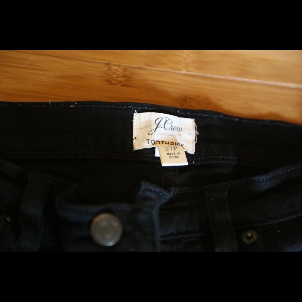 J. Crew Toothpick Jeans size 27P